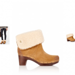 Chestnut Suede Lynnea Shearling Clog Boot Chestnut Suede Lynnea Shearling Clog Boot
